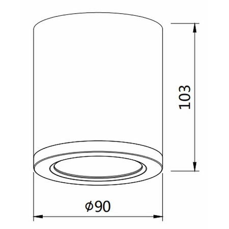 LED Surface Mounted Light White 4K