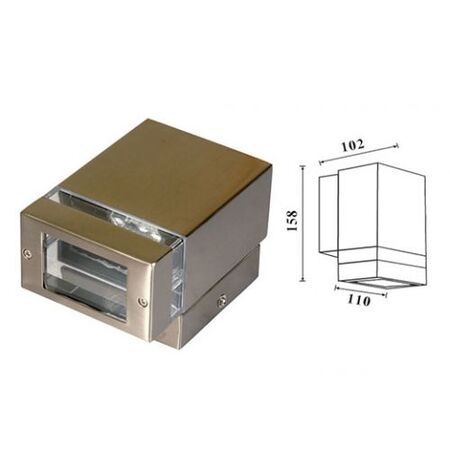 Down Square Stainless Steel