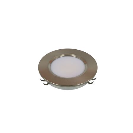 Cabinet Light 3w Satin Chrome Tri Color Cutout 57mm
