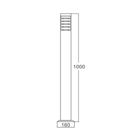 1000mm Stainless Steel