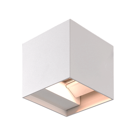 Square Up/Down Wall Light Black
