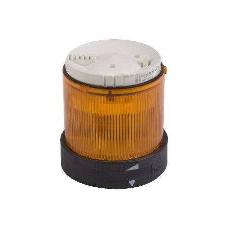 Harmony XVB, Indicator bank, illuminated unit, plastic, orange, 70mm, steady, bulb or LED not included, 250V
