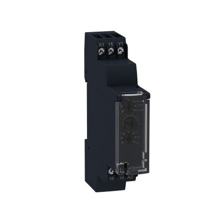 Harmony Timer Relays, Modular timing relay, 8 A, 1 CO, 1 s..100 h, multifunction, 24 V DC / 24...240 V AC/DC