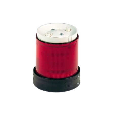 Harmony XVB, Indicator bank, illuminated unit, plastic, red, 70mm, flashing, integral LED, 24V AC/DC