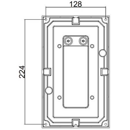 12w Wall Light Black Tri Color IP65