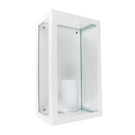 Wall Light E27 White IP44