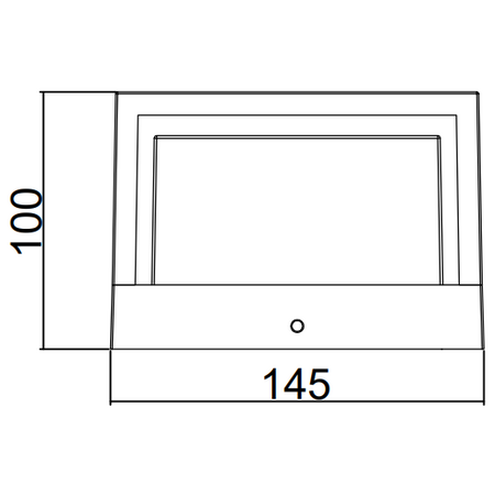 12w Wall Light Black Tri Color IP65