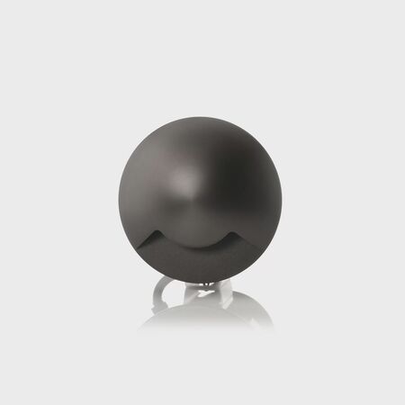 Viale Graphite Coloured Brass TRI Colour LED Single Driveway Light