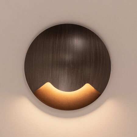 Viale Antique Brass TRI Colour LED Single Driveway Light