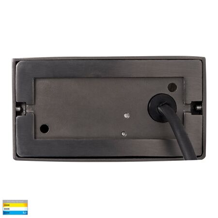 Ridge Graphite LED Step Light