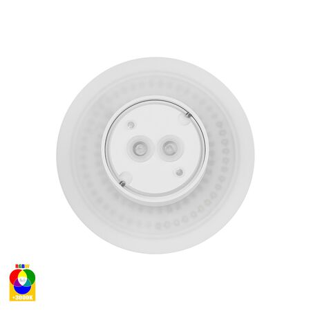 Halo White RGBW LED Wall Light