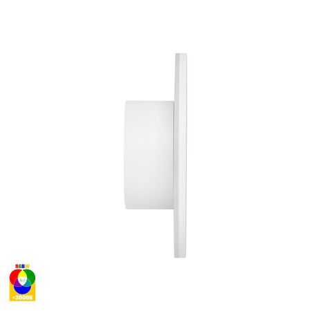 Halo White RGBW LED Wall Light