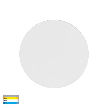 Halo White TRI Colour LED Wall Light