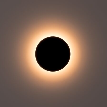 Halo Black TRI Colour LED Wall Light