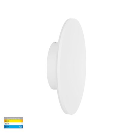 Halo White TRI Colour LED Wall Light