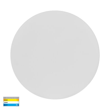 Halo White TRI Colour LED Wall Light