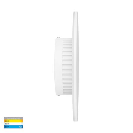 Halo White TRI Colour LED Wall Light