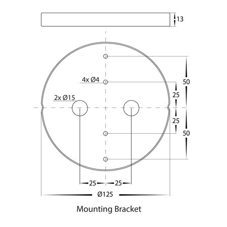 Halo Black RGBW LED Wall Light