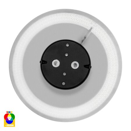 Halo Black RGBW LED Wall Light