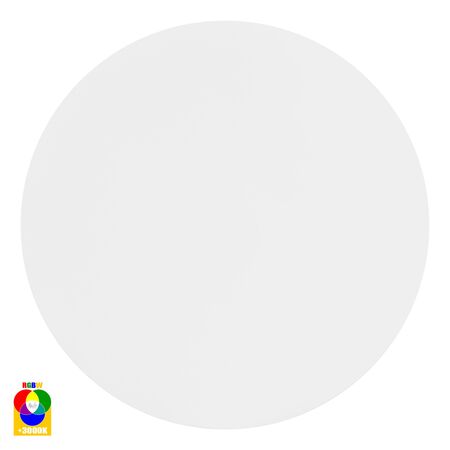 Halo White RGBW LED Wall Light