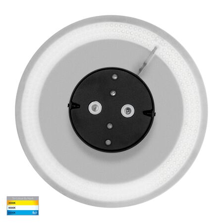 Halo Black TRI Colour LED Wall Light