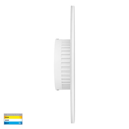 Halo White TRI Colour LED Wall Light