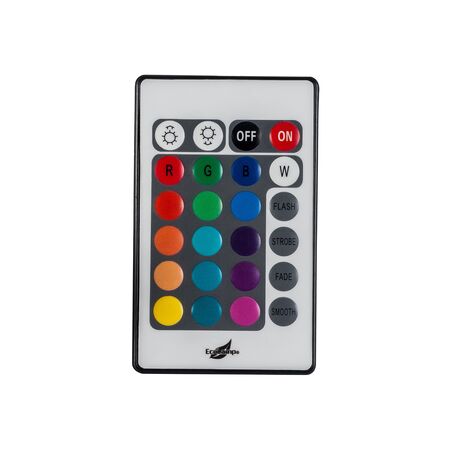 Halo Black RGBW LED Wall Light