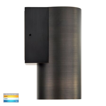 Aries Antique Brass LED Fixed Down Wall Light