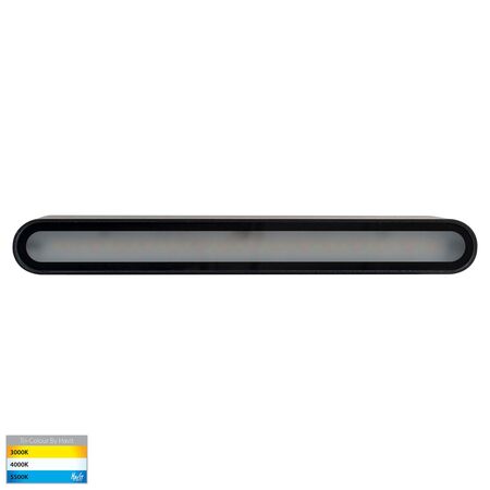 Lisse Black Up & Down LED Wall Light