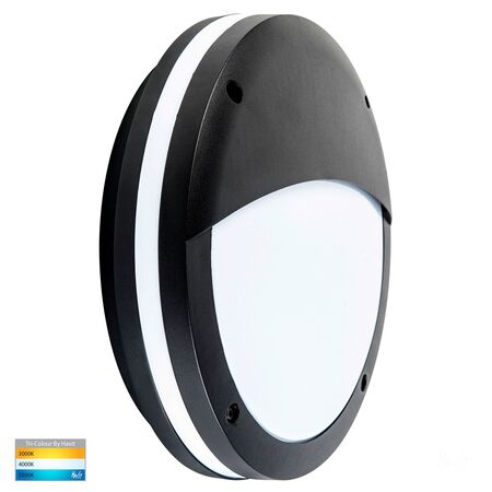 Stor Black LED Bunker Light with Eyelid