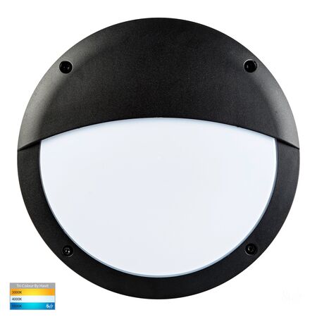 Stor Black LED Bunker Light with Eyelid