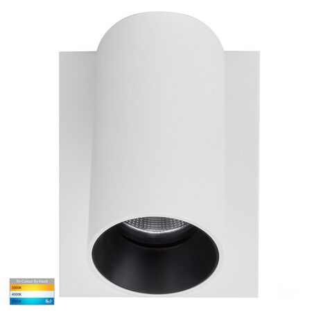 Revo White Single Adjustable Wall Light
