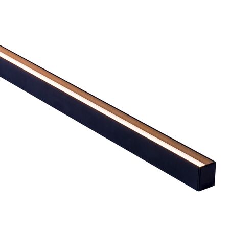 Suspended or Surface Mounted Black Aluminium Profile