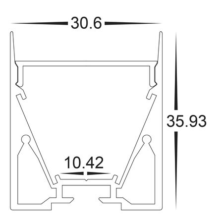 Deep Square Aluminium Profile