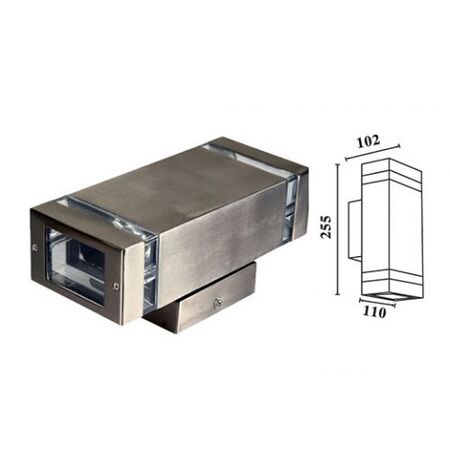 Up And Down Square Stainless Steel