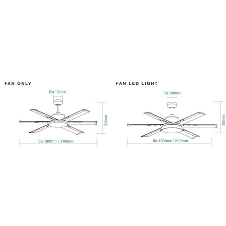 Albatross 84" DC Ceiling Fan With Remote