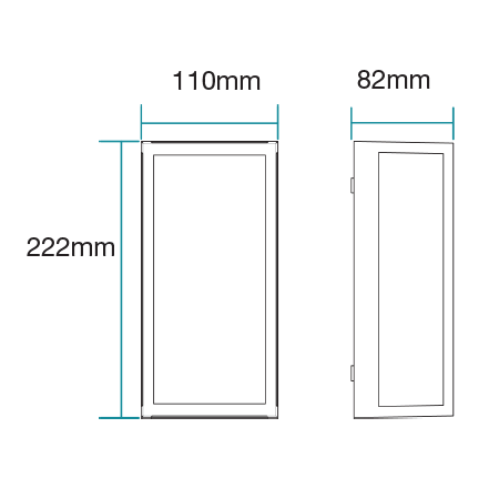 Ashton 10W LED Tricolour Exterior White