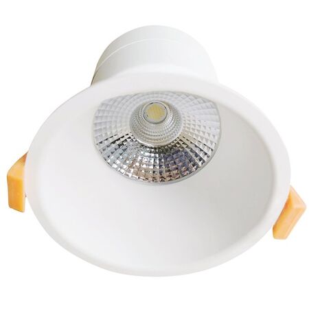 Class II 10w Tricolour Recessed LED Downlight White