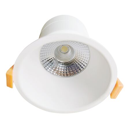 Class II 10w Tricolour Recessed LED Downlight White