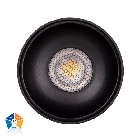 Nella Black 18w Surface Mounted LED Downlight