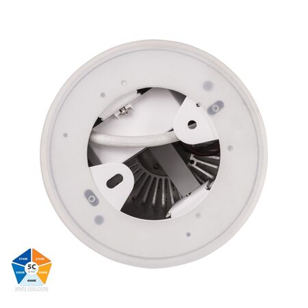 Nella White 18w Surface Mounted LED Downlight