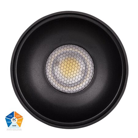 Nella Black 24w Surface Mounted LED Downlight
