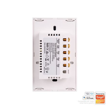 Wifi Three Gang White Wall Switch