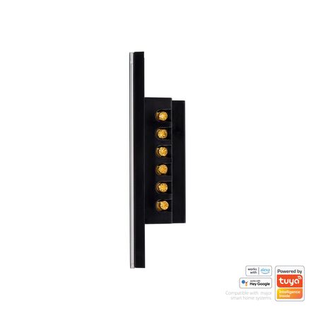Wifi 4 Gang Black Wall Switch