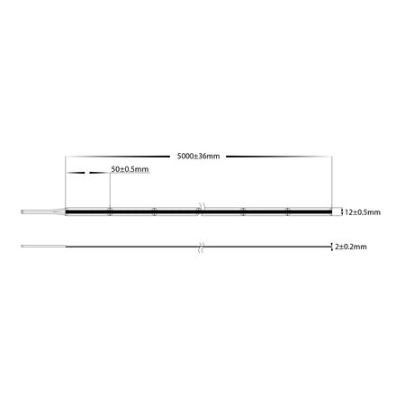 20w IP20 COB RGBC LED Strip
