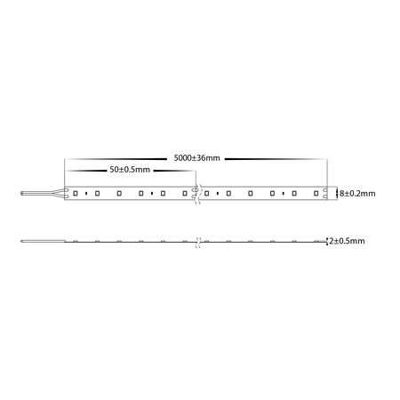 2w IP20 LED Strip 3000k