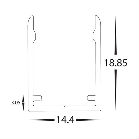 14.4w IP67 24v DC Side Bend HaviFlex Flexible Neon LED Strip 5500k