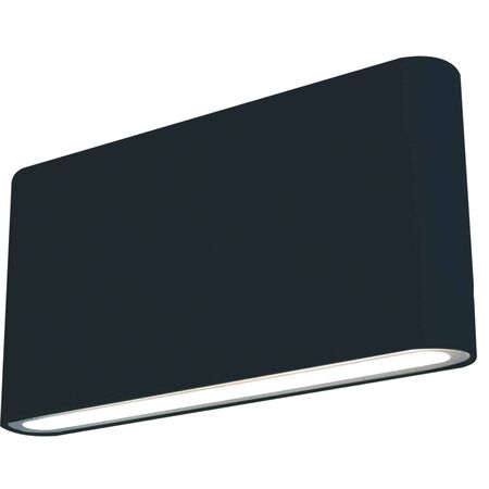 Integra 10W LED Tricolour Wall Exterior Medium Matt Black