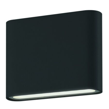 Integra 6W LED Tricolour Wall Exterior Small Matt Black