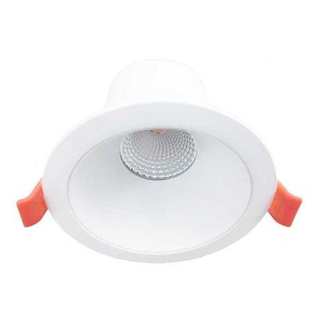 Rex 9W Tricolour LED Downlight Matt White